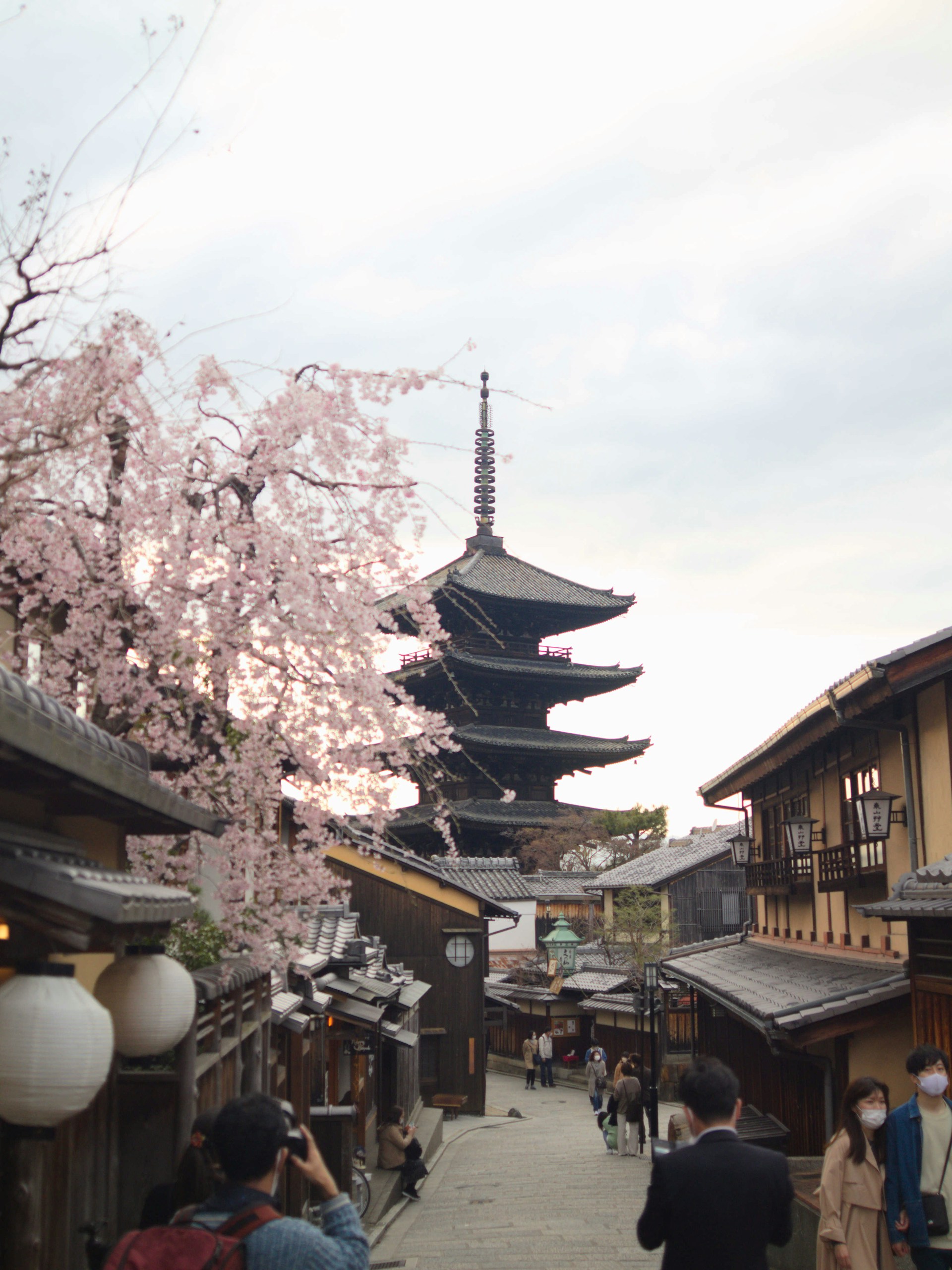 京都・東山の街並み